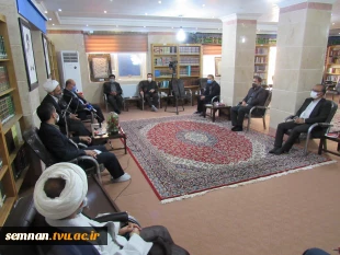 دیدار اعضای جبهه علمی فرهنگی سازمان بسیج اساتید استان سمنان با نماینده ولی فقیه در استان و امام جمعه سمنان 2