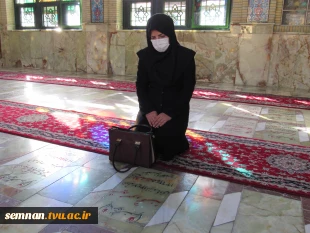 تجدید میثاق دانشگاهیان دانشگاه فنی و حرفه ای استان سمنان با آرمان  های امام و شهدا 6