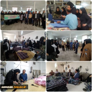  به مناسبت گرامیداشت هفته پژوهش 1401 دانشکده فنی و حرفه ای دختران شاهرود برگزار کرد:
بازدید دانشجویان دانشکده فنی و حرفه ای دختران شاهرود از روستای کارآفرین محمد آباد میامی