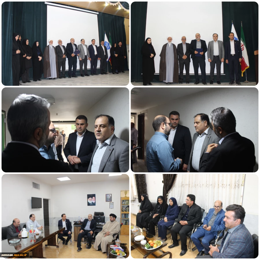با حضور مدیرکل حوزه ریاست؛ روابط عمومی و هماهنگی امور مجلس و استان‌های دانشگاه ملی مهارت صورت گرفت؛ آیین تکریم و معارفه سرپرست دانشگاه ملی مهارت؛ واحد استانی سمنان 10