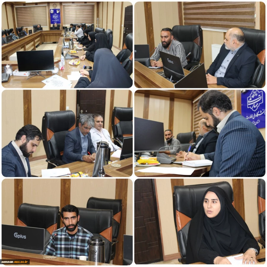 دیدار فرماندهان بسیج دانشجویی استان با سرپرست دانشگاه ملی مهارت استان سمنان 4