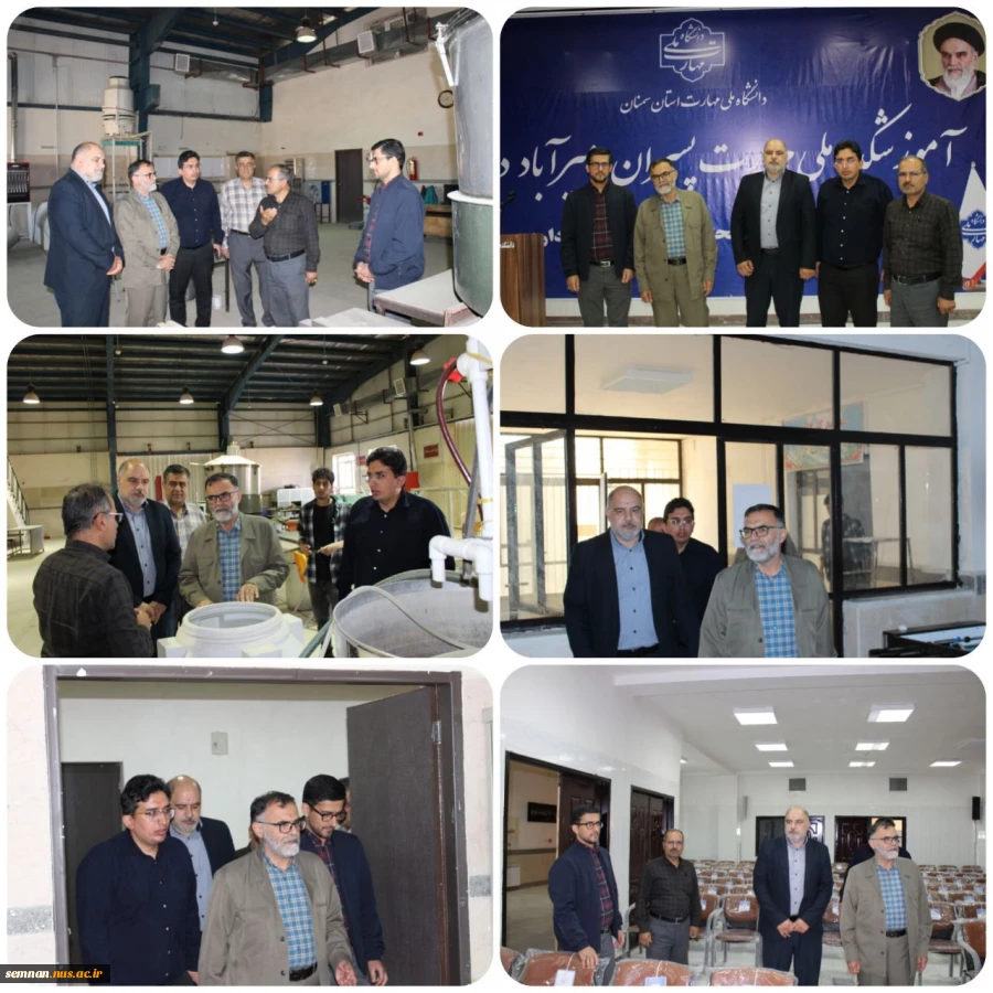 نماینده دامغان در مجلس شورای اسلامی از آموزشکده کشاورزی پسران دامغان بازدید کرد؛ 
مهارت‌آموزی و اشتغال جوانان محور گفتگو با سرپرست دانشگاه ملی مهارت استان 5