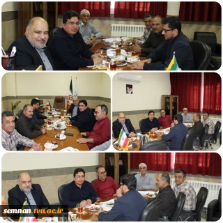 حضور مهندس مظاهر خیرخواهان، سرپرست دانشگاه ملی مهارت استان سمنان، در آموزشکده کشاورزی پسران دامغان