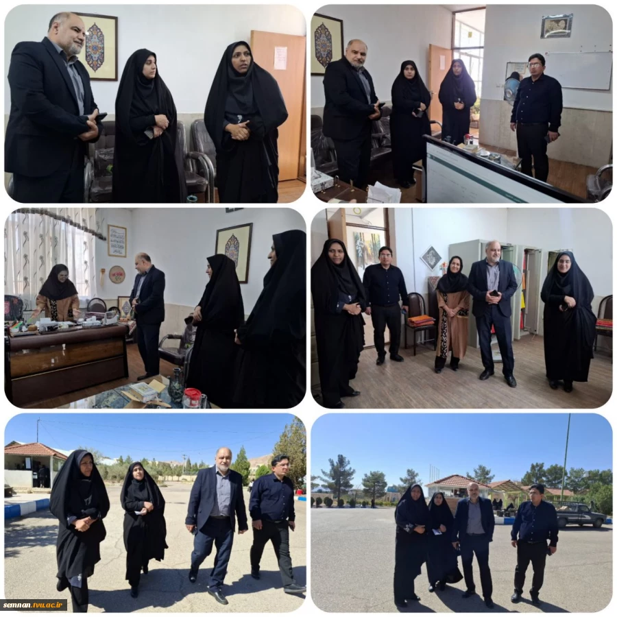 بازدید سرپرست دانشگاه ملی مهارت استان سمنان از دانشکده ملی مهارت دختران شاهرود 4