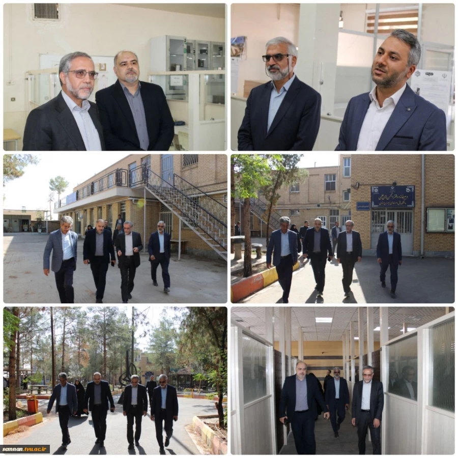 بازدید نماینده سمنان، مهدیشهر و سرخه در مجلس شورای اسلامی از آموزشکده پسران سمنان ـ واحد استانی سمنان 3