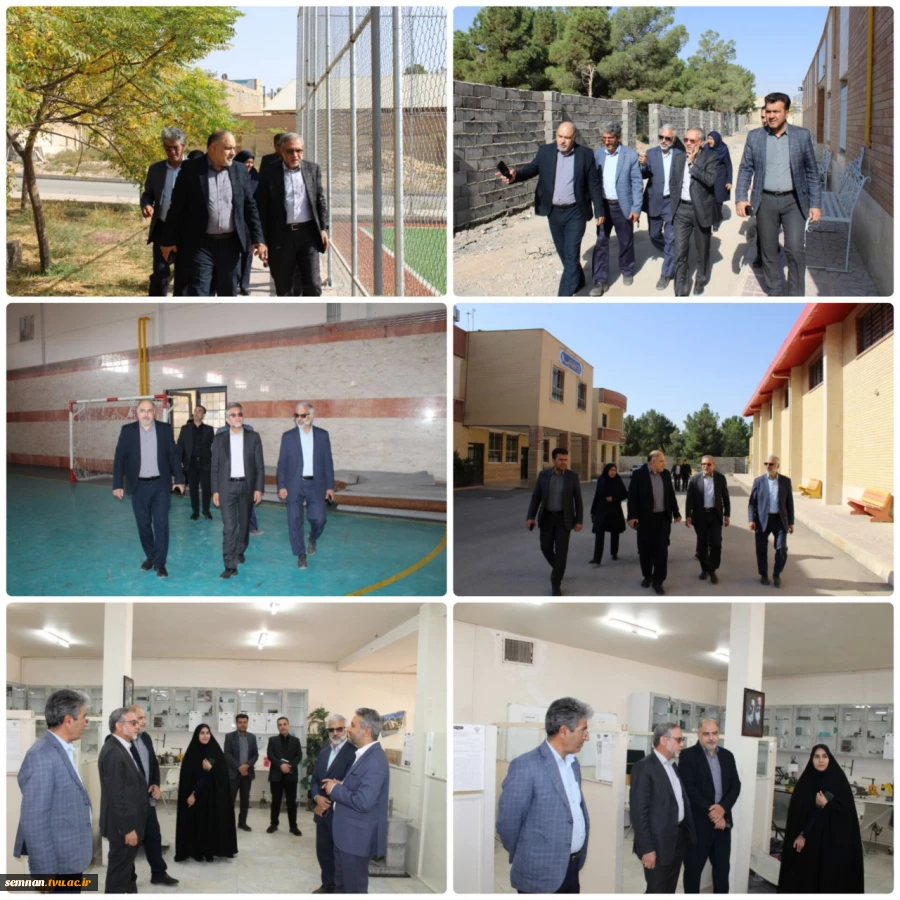 بازدید نماینده سمنان، مهدیشهر و سرخه در مجلس شورای اسلامی از آموزشکده پسران سمنان ـ واحد استانی سمنان 4