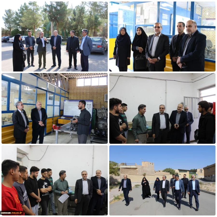 بازدید نماینده سمنان، مهدیشهر و سرخه در مجلس شورای اسلامی از آموزشکده پسران سمنان ـ واحد استانی سمنان 5