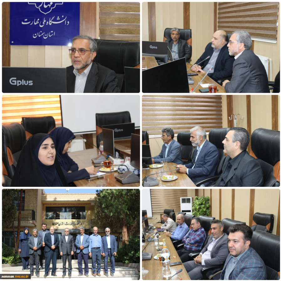 بازدید نماینده سمنان، مهدیشهر و سرخه در مجلس شورای اسلامی از آموزشکده پسران سمنان ـ واحد استانی سمنان 7