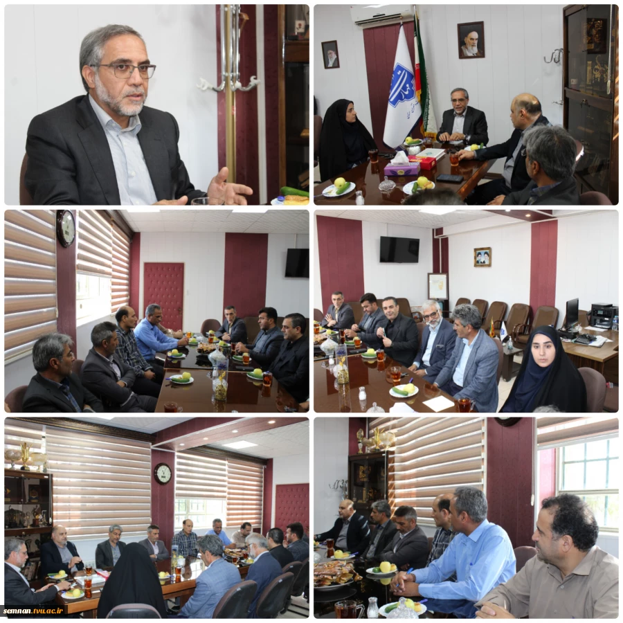 بازدید نماینده مردم سمنان، مهدیشهر و سرخه در مجلس شورای اسلامی از آموزشکده دختران سمنان 2