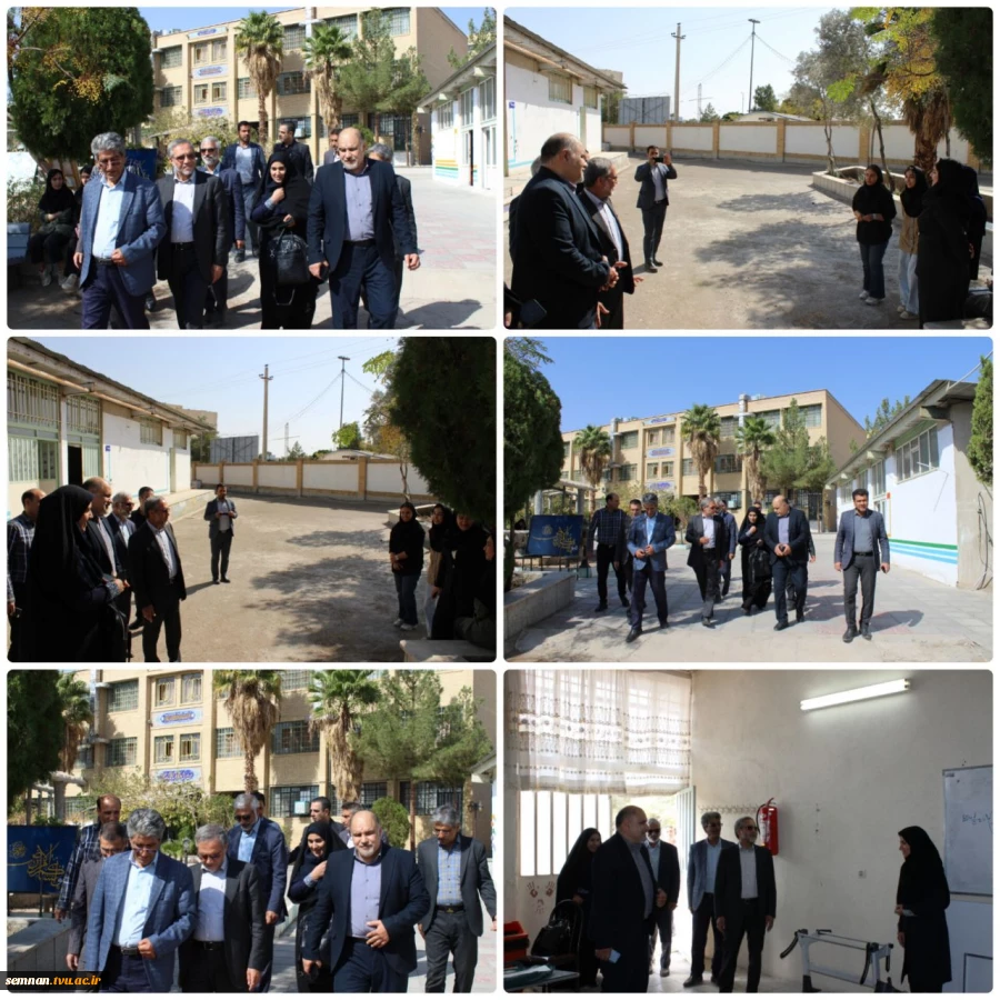 بازدید نماینده مردم سمنان، مهدیشهر و سرخه در مجلس شورای اسلامی از آموزشکده دختران سمنان 3