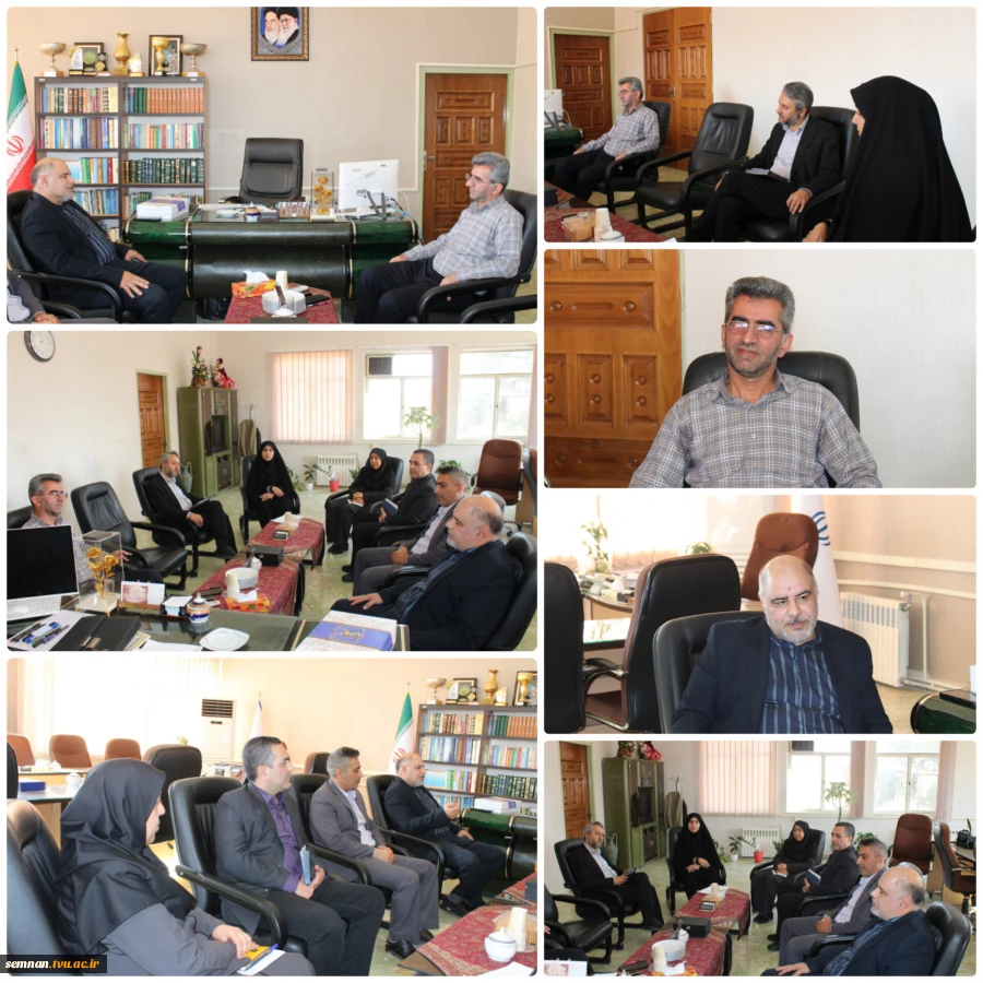 دیدار سرپرست آموزشکده پسران سمنان ـ واحد استانی سمنان با مدیرکل آموزش و پرورش استان سمنان 2