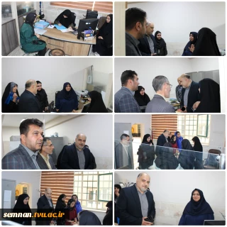 بازدید سرپرست دانشگاه ملی مهارت استان سمنان از روند ثبت‌نام دانشجویان جدید دانشکده ملی مهارت دختران سمنان