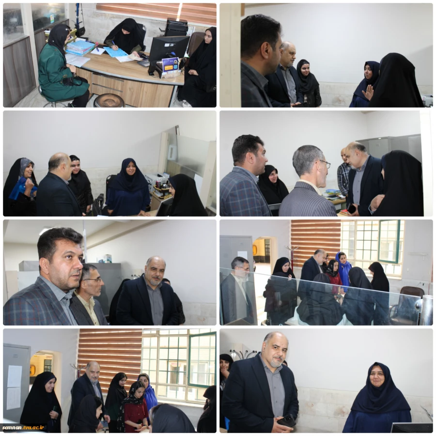 بازدید سرپرست دانشگاه ملی مهارت استان سمنان از روند ثبت‌نام دانشجویان جدید دانشکده ملی مهارت دختران سمنان 2