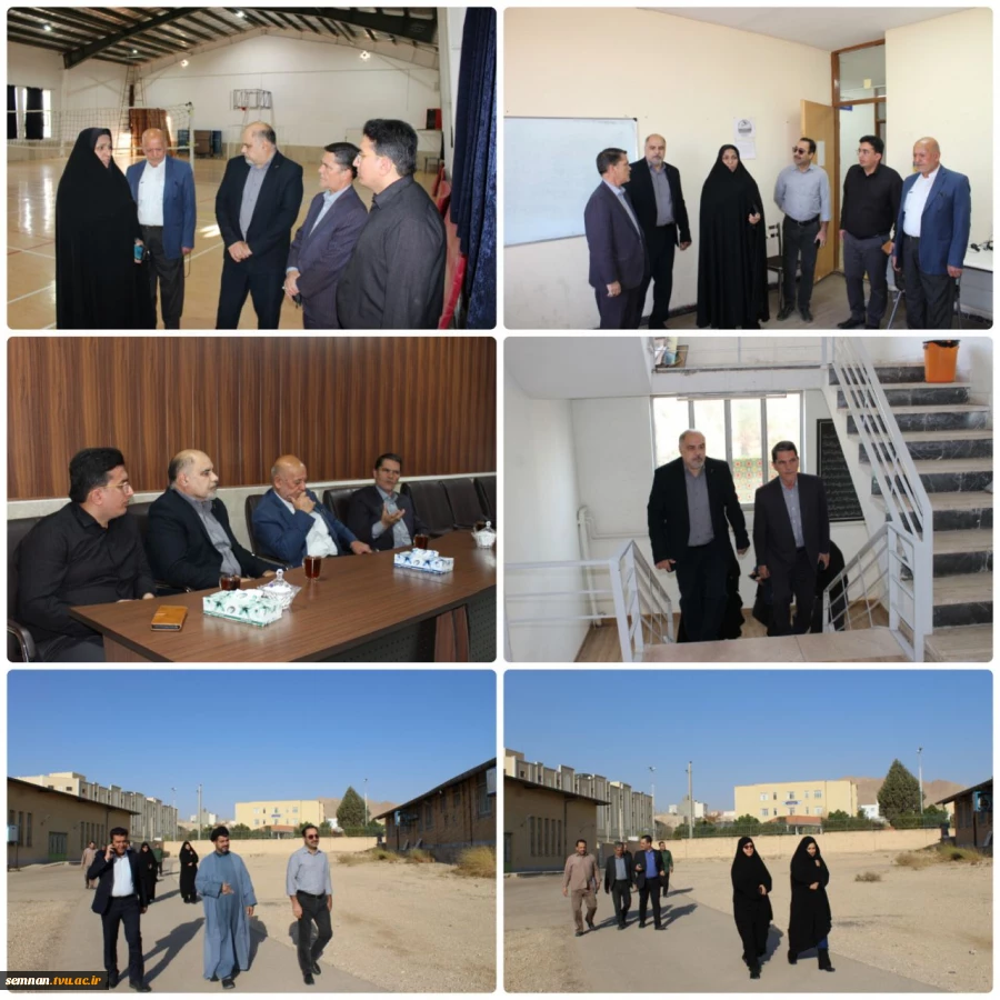 بازدید نماینده شاهرود و میامی در مجلس شورای اسلامی از دانشکده ملی مهارت دختران شاهرود 3