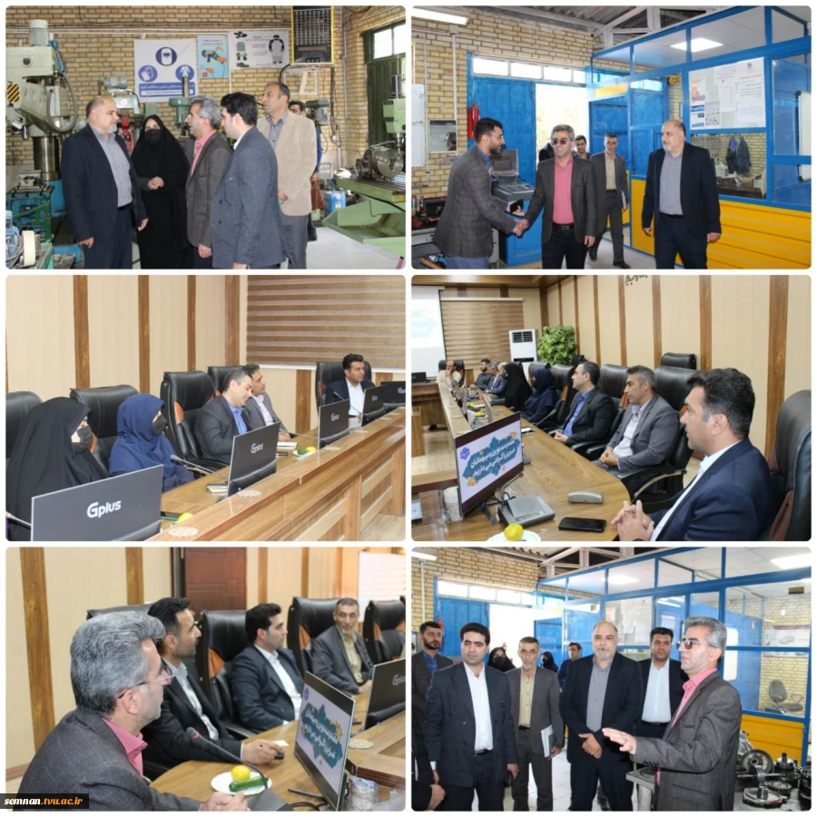 بازدید مدیرکل آموزش و پرورش استان سمنان از دانشگاه ملی مهارت / تأکید بر گسترش همکاری‌های مهارتی میان دو نهاد 5