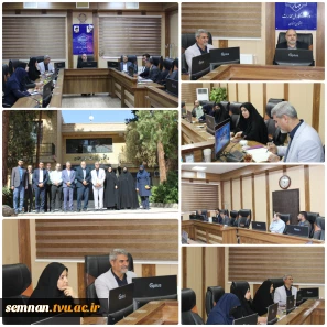 دیدار سرپرست دانشگاه ملی مهارت استان سمنان با رئیس پارک علم و فناوری دانشگاه سمنان