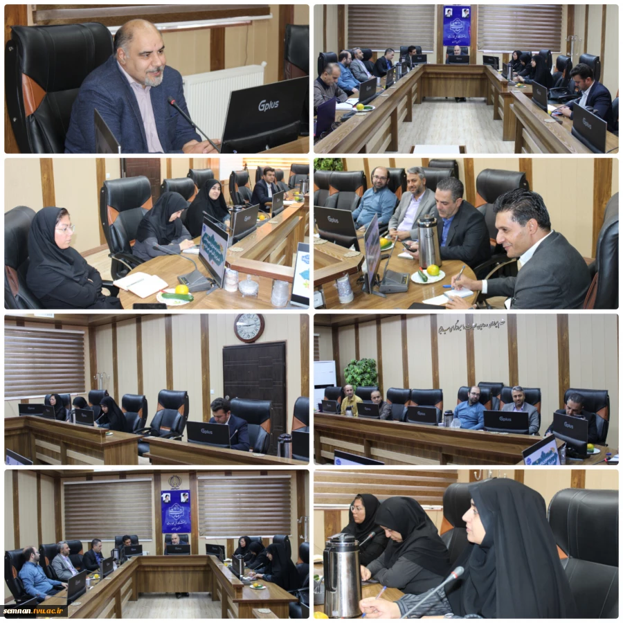 دیدار سرپرست دانشگاه ملی مهارت استان سمنان با رئیس مرکز آموزش فنی و حرفه‌ای شهید سردار سلیمانی سمنان 2