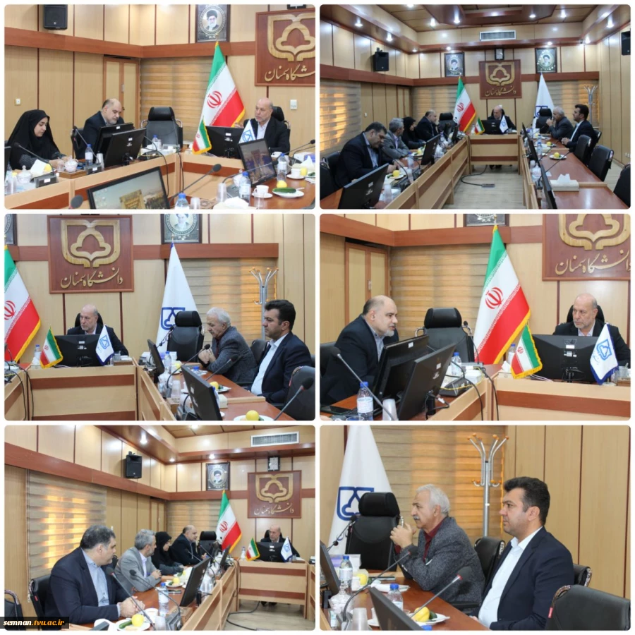 دیدار سرپرست دانشگاه ملی مهارت استان سمنان با رئیس دانشگاه سمنان 2