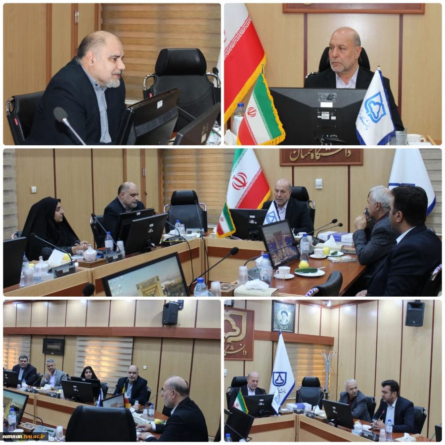 دیدار سرپرست دانشگاه ملی مهارت استان سمنان با رئیس دانشگاه سمنان 3