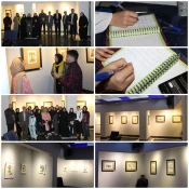 افتتاح نمایشگاه طراحی و تصویرسازی "ایران دخت" دانشجویان دانشکده ملی مهارت دختران سمنان 4