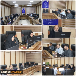 برگزاری جلسه شورای پژوهشی دانشکده‌های ملی مهارت سمنان با حضور سرپرست دانشگاه ملی مهارت استان