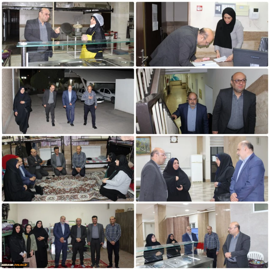 بازدید مدیرکل دانشجویی دانشگاه ملی مهارت کشور از دانشکده‌های ملی پسران و دختران سمنان 2