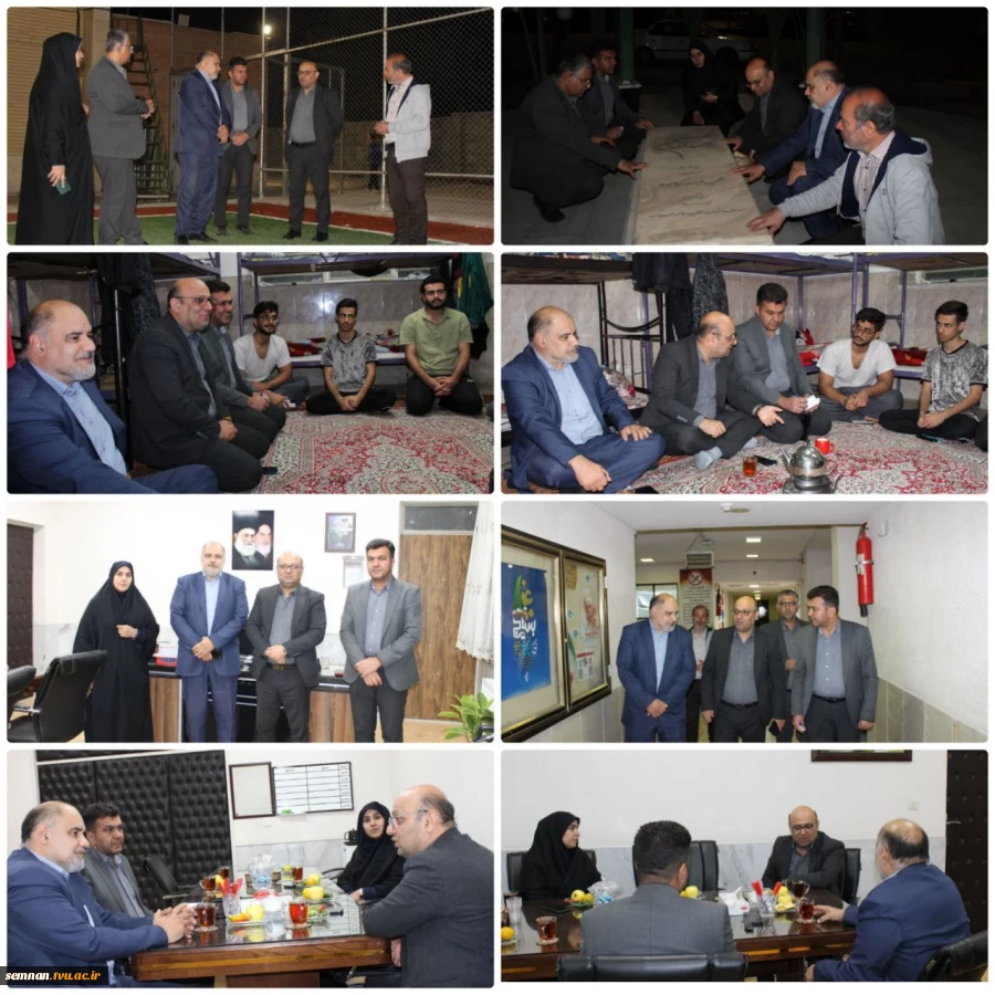 بازدید مدیرکل دانشجویی دانشگاه ملی مهارت کشور از دانشکده‌های ملی پسران و دختران سمنان 4