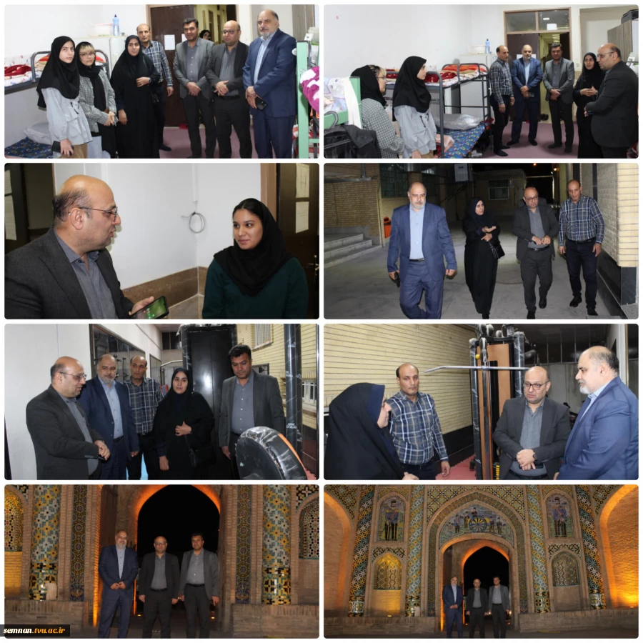 بازدید مدیرکل دانشجویی دانشگاه ملی مهارت کشور از دانشکده‌های ملی پسران و دختران سمنان 5