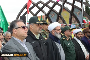 حضور دانشگاهیان دانشگاه ملی مهارت استان سمنان در اجتماع نهم دی ماه روز بصیرت 2