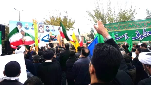 حضور دانشگاهیان دانشگاه ملی مهارت استان سمنان در اجتماع نهم دی ماه روز بصیرت 9