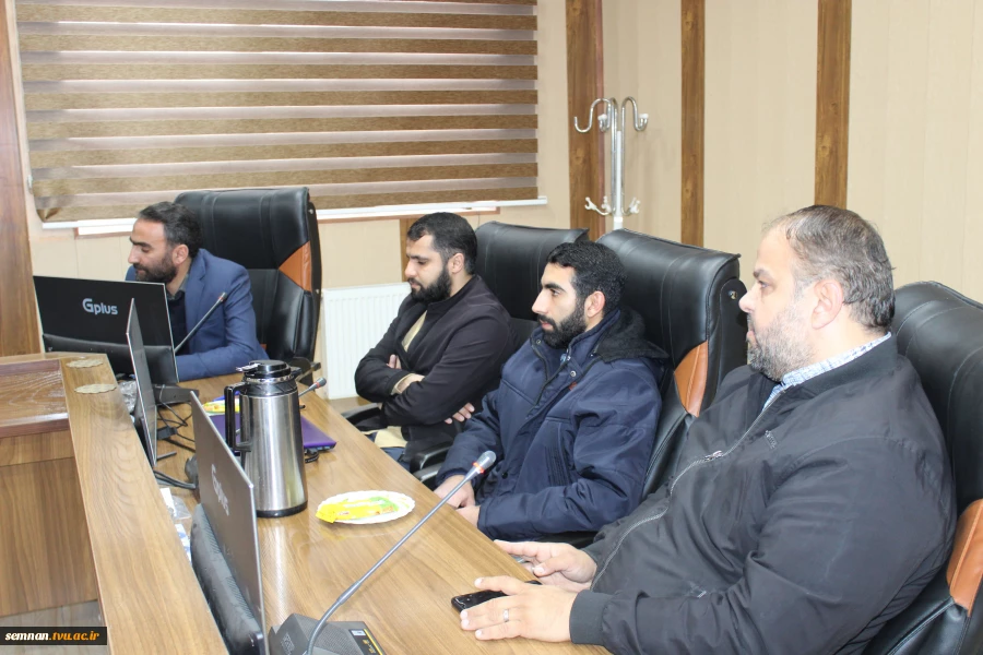 حضور فرمانده ناحیه بسیج دانشجویی استان سمنان در دانشگاه ملی مهارت استان و دیدار با سرپرست دانشگاه 6