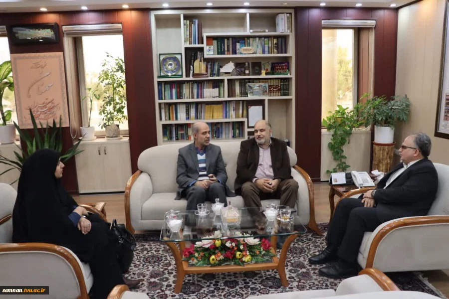 دیدار رئیس دانشگاه ملی مهارت استان سمنان با فرماندار شهرستان سمنان 2