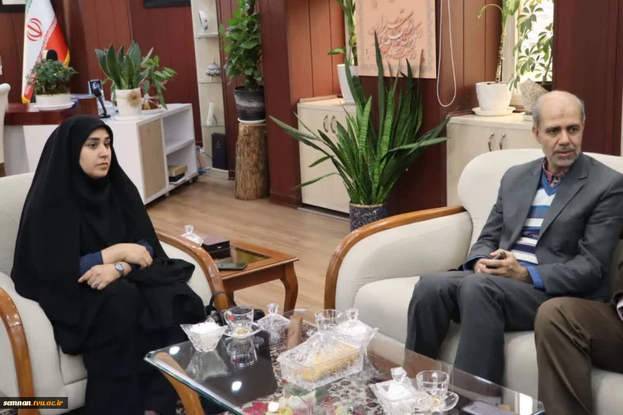 دیدار رئیس دانشگاه ملی مهارت استان سمنان با فرماندار شهرستان سمنان 3