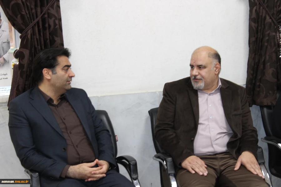 دیدار رئیس دانشگاه ملی مهارت استان سمنان با مدیرعامل شرکت توزیع برق استان  2