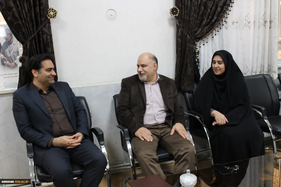 دیدار رئیس دانشگاه ملی مهارت استان سمنان با مدیرعامل شرکت توزیع برق استان 2