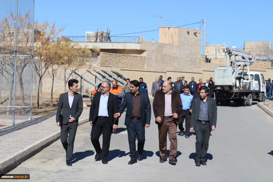 بازدید مسئولان کشوری و استانی از دوره ارزیابی صلاحیت حرفه‌ای شرکت توزیع نیروی برق استان سمنان به میزبانی دانشگاه ملی مهارت استان 5
