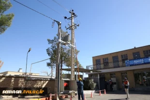 برگزاری آزمون مهارتی عملی کارکنان عملیاتی شرکت توزیع برق استان سمنان در دانشگاه ملی مهارت استان 7