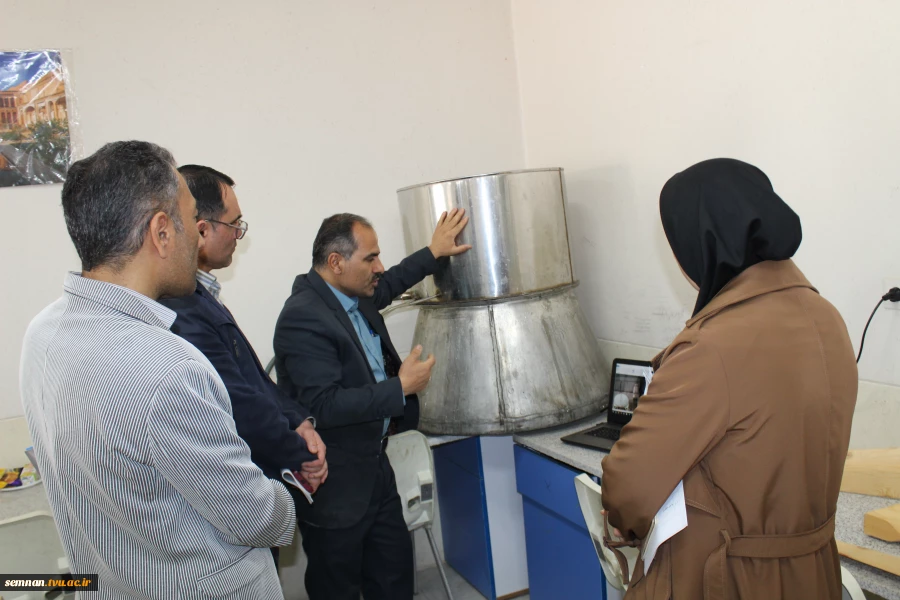 حضور هیئت نظارت و تضمین کیفیت آموزش عالی استان سمنان در دانشگاه ملی مهارت استان و بازدید از مرکز رشد این دانشگاه 5