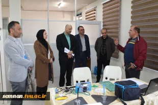 حضور هیئت نظارت و تضمین کیفیت آموزش عالی استان سمنان در دانشگاه ملی مهارت استان و بازدید از مرکز رشد این دانشگاه 7