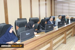 حضور هیئت نظارت و تضمین کیفیت آموزش عالی استان سمنان در دانشگاه ملی مهارت استان و بازدید از مرکز رشد این دانشگاه 10