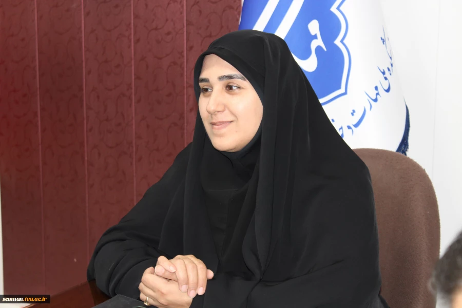 برگزاری آیین تکریم و معارفه فرمانده بسیج دانشجویی دانشکده ملی مهارت دختران سمنان 5