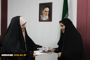 برگزاری آیین تکریم و معارفه فرمانده بسیج دانشجویی دانشکده ملی مهارت دختران سمنان 6