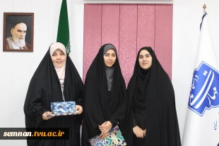 برگزاری آیین تکریم و معارفه فرمانده بسیج دانشجویی دانشکده ملی مهارت دختران سمنان 8